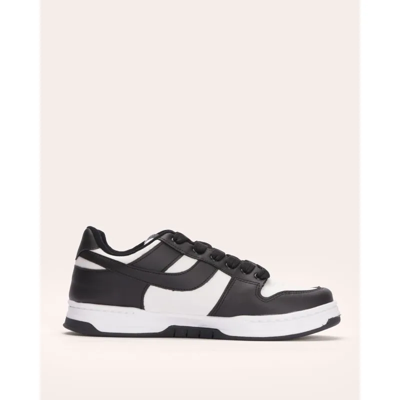 Tênis Masculino Casual Energy com Recortes Preto 44