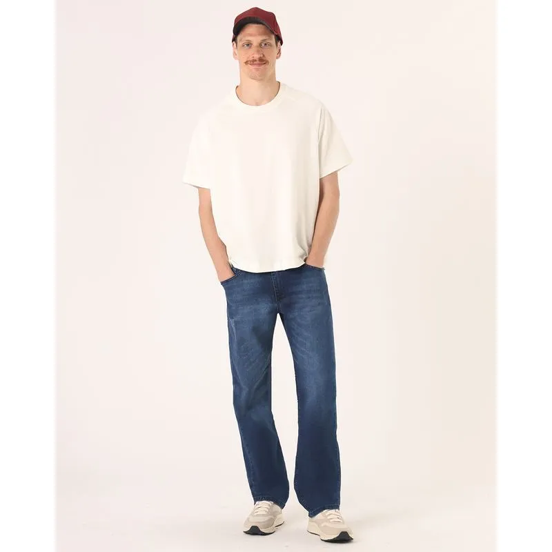 Calça Jeans Masculina Reta Azul Escuro 42