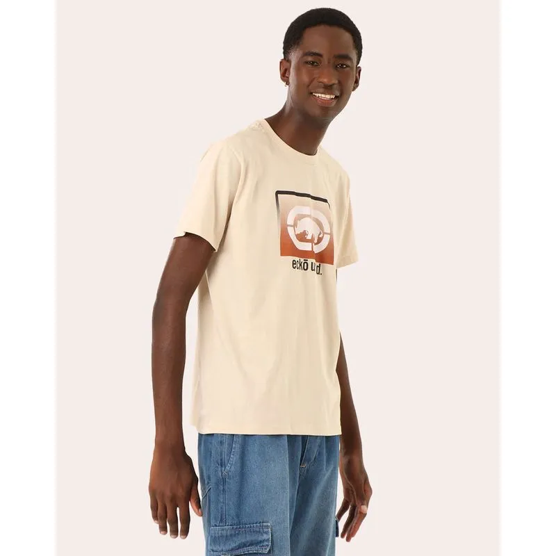 Camiseta Masculina Algodão Ecko Unlimited Bege M