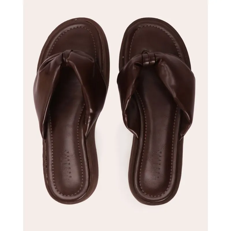 Tamanco Feminino Donatta FlatForm Marrom 35