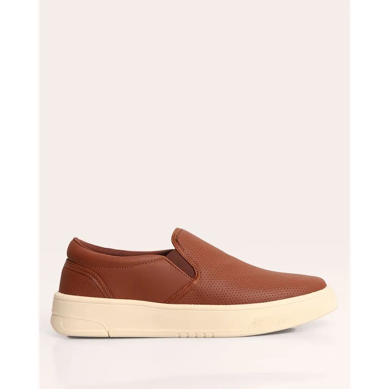 Tenis Masculino Sound Slip On Marrom 41
