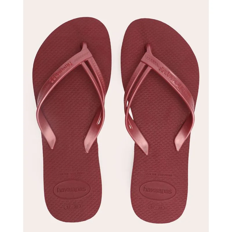 Chinelo Havaianas Feminino Elegance Vinho 41/42
