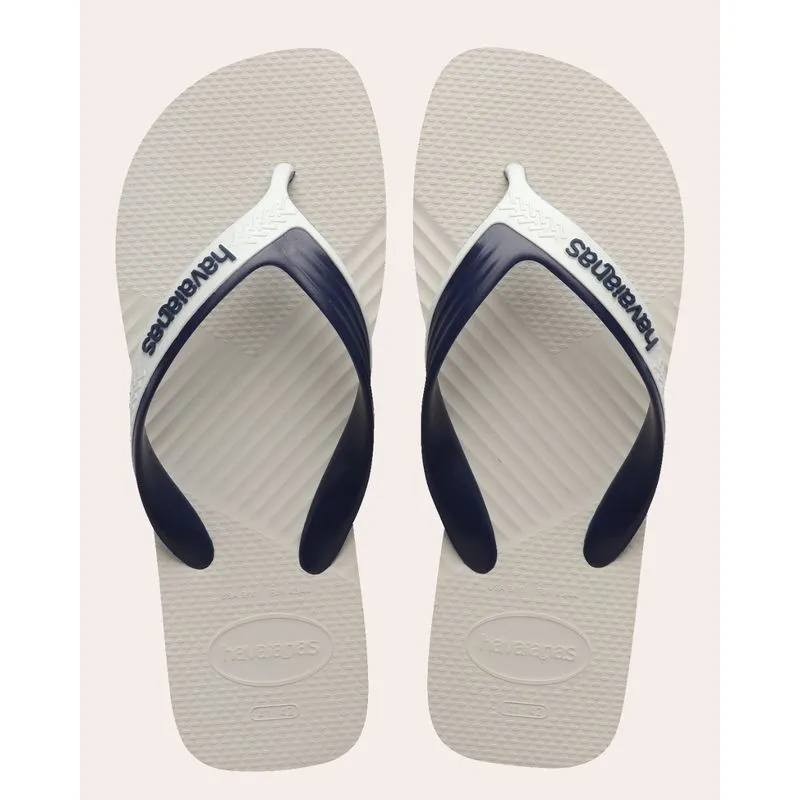 Chinelo Masculino Havaianas Dual Branco e Marinho 41/42