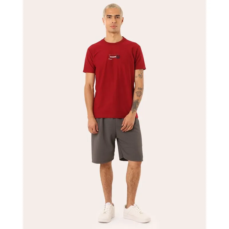 Bermuda Masculina Canelada Cós Elástico Cinza G