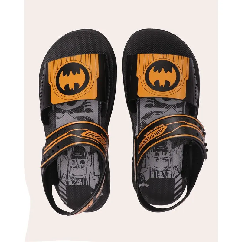 Sandália Infantil Papete Grendene DC Comics Batman Preta 29/30