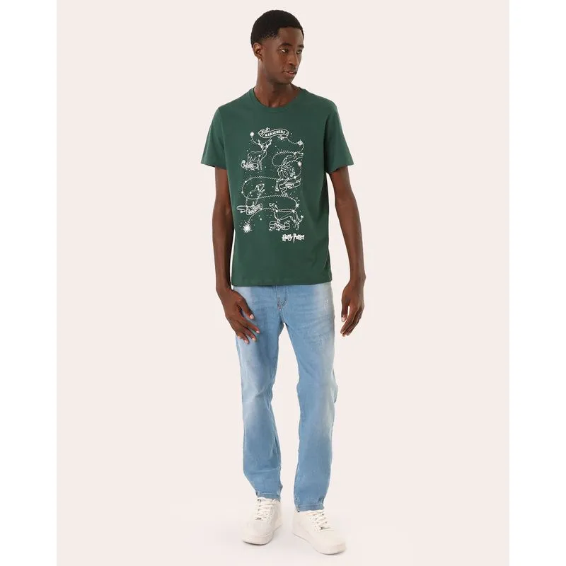 Calça Jeans Masculina Slim com Puídos Bolsos Azul Claro 48