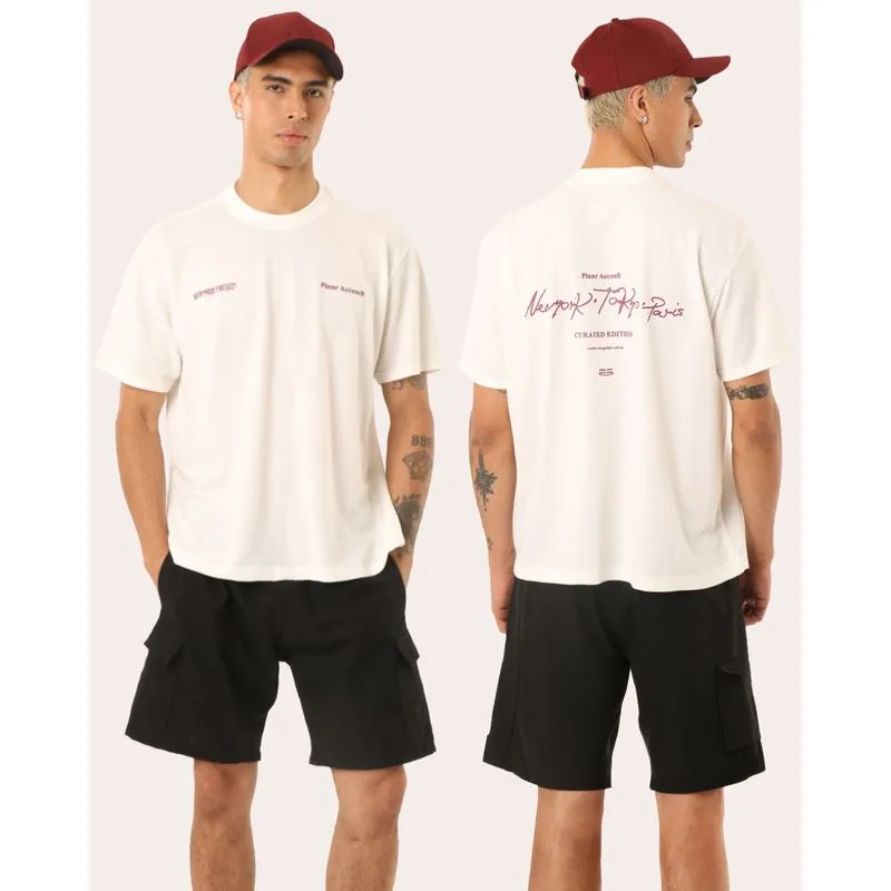 Camiseta Masculina Texturizada Estampa Off White XG