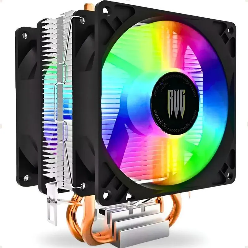 Cooler Duplo Rgb Cpu: Frescor E Estilo Para Pc Gam - Rainbow