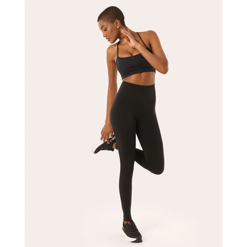 Calça Legging Fitness Fitter Texturizada Preta M