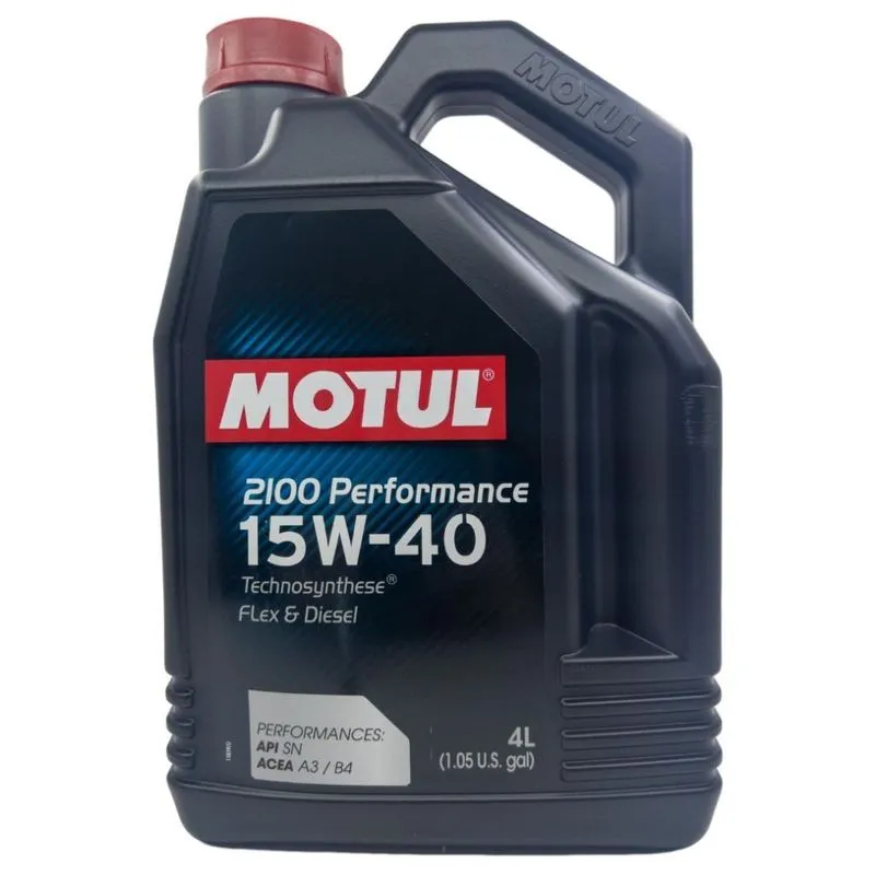 Óleo Motul 2100 15w40 Performance Sintético Galão 4 Litros