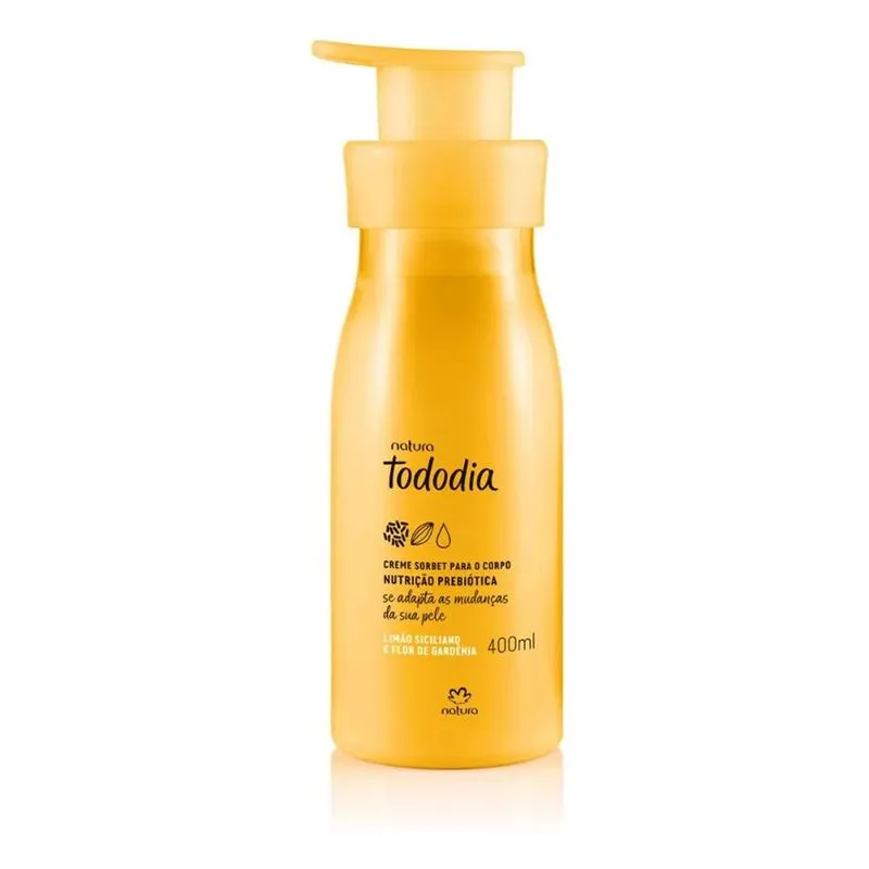 10x Creme Nutritivo Limão Siciliano E Flor De Gardênia Todo
