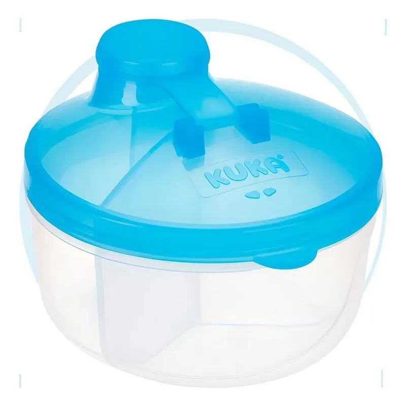 Pote Dosador Leite Em Pó Fórmula 3 Divisões Bpa F Azul 6111