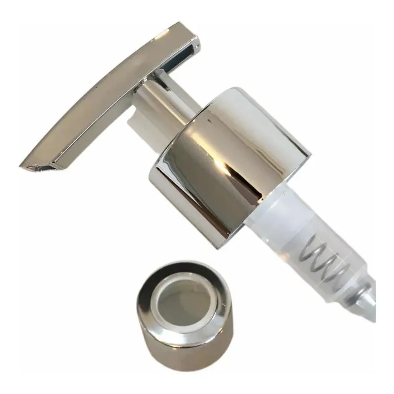 5x Válvula Para Sabonete Líquido + Tampa Difusor R28 Prata L