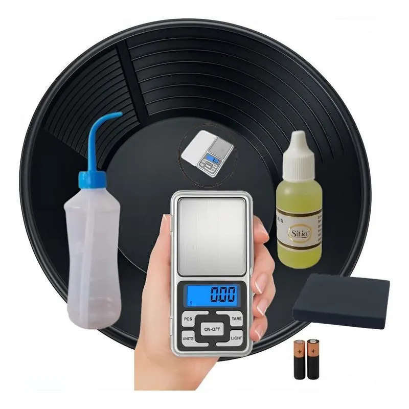 Bateia Americana Para Garimpo Três Peças Kit Bateia Garimpo
