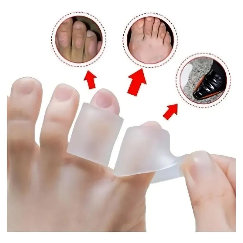 10x Protetor Para Os Dedos Kit Com 6 Unid Em Silicone Anti