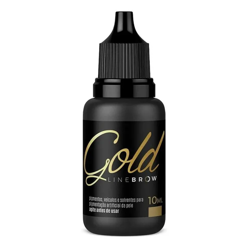 Pigmento Mag Color Gold Line Brow 10ml Negrito