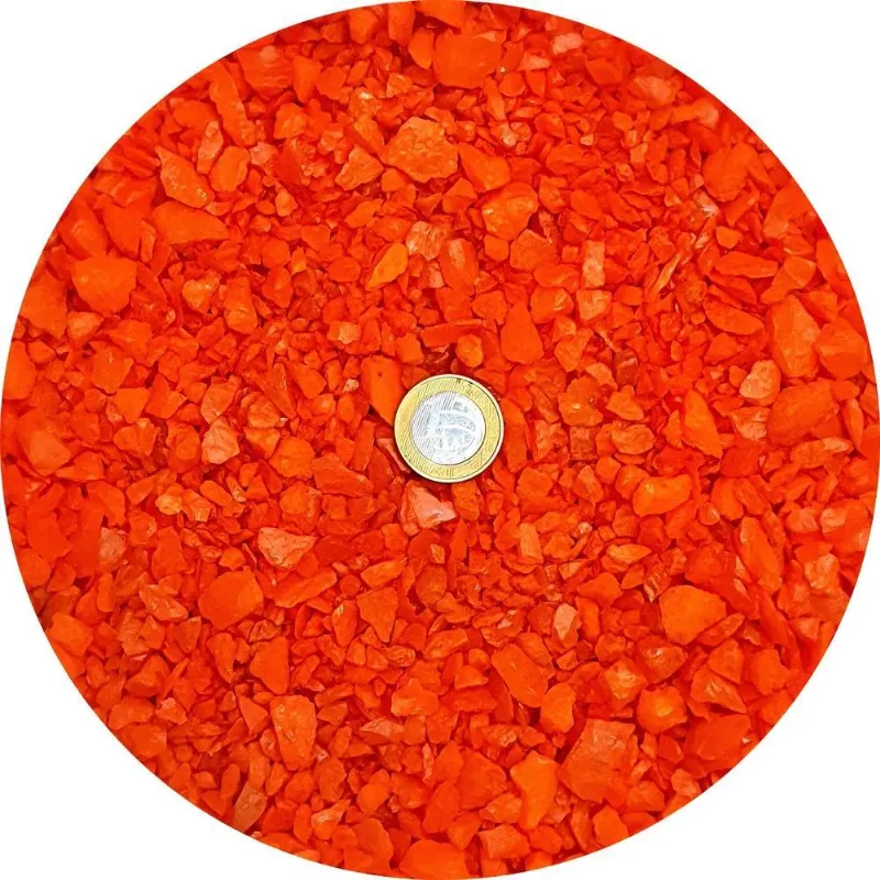 10x Cascalho De Quartzo Colorido Decoração E Aquário - 4kg