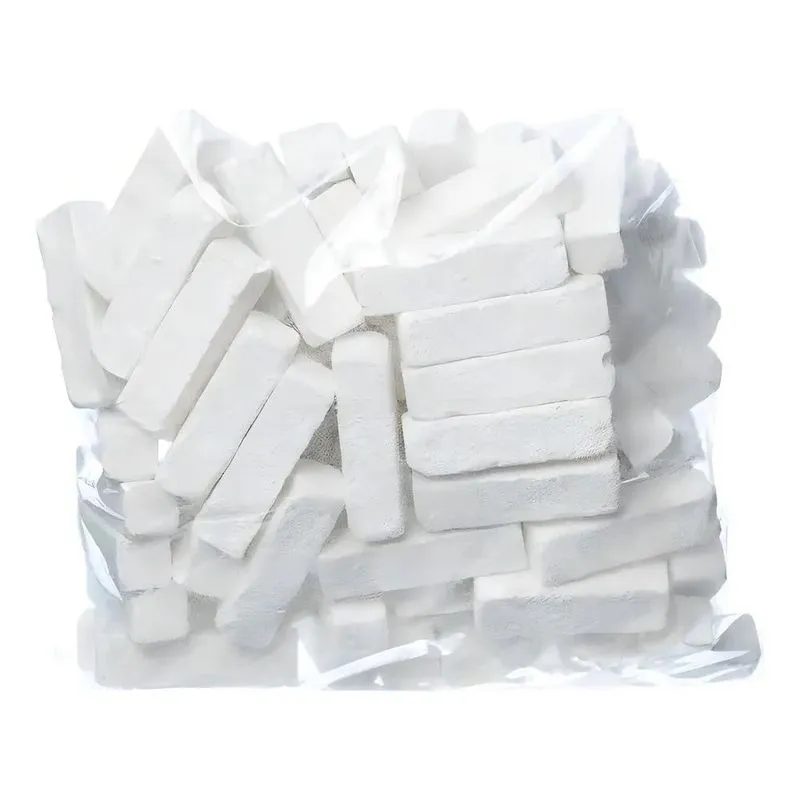 2x 1/2kg De Giz Branco Para Tacos De Sinuca Bilhar Snooker C