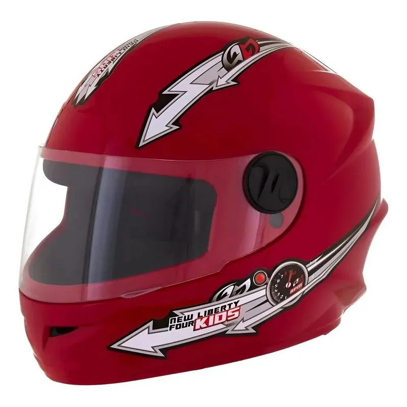 Capacete De Moto Infantil Kids Pro Tork Vermelho