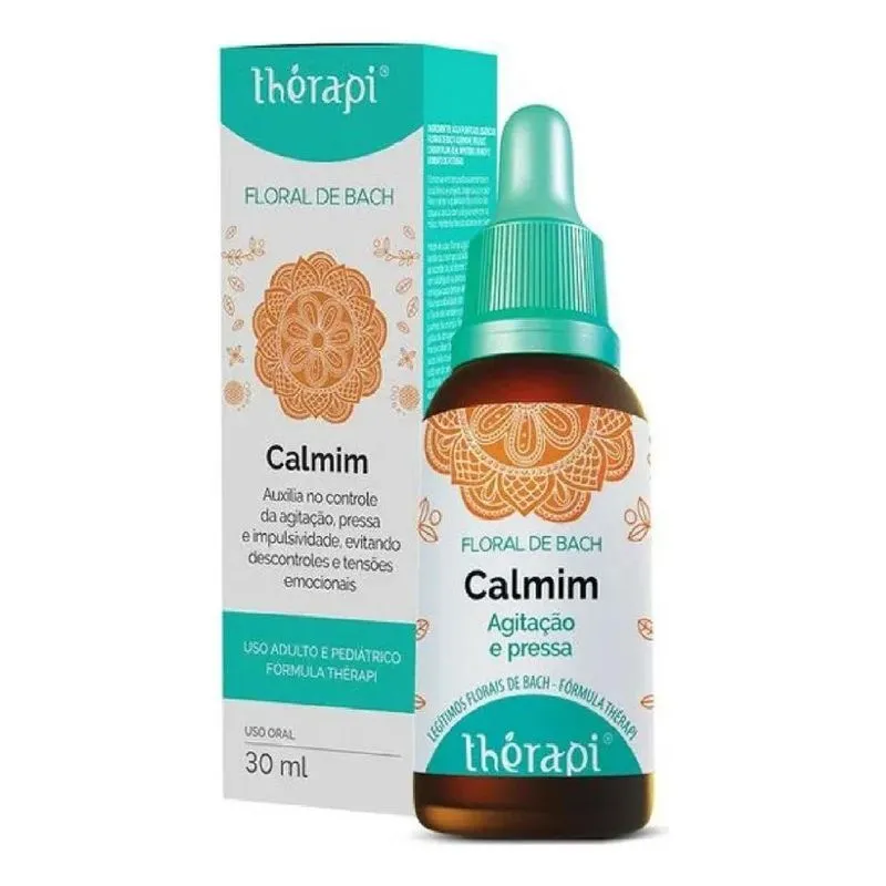 2x Floral De Bach - Controle Da Agitação 30ml Calmim Thérapi