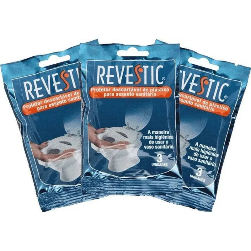 Protetor Assento Sanitário Descartável Viagem Kit Com 15 Cor