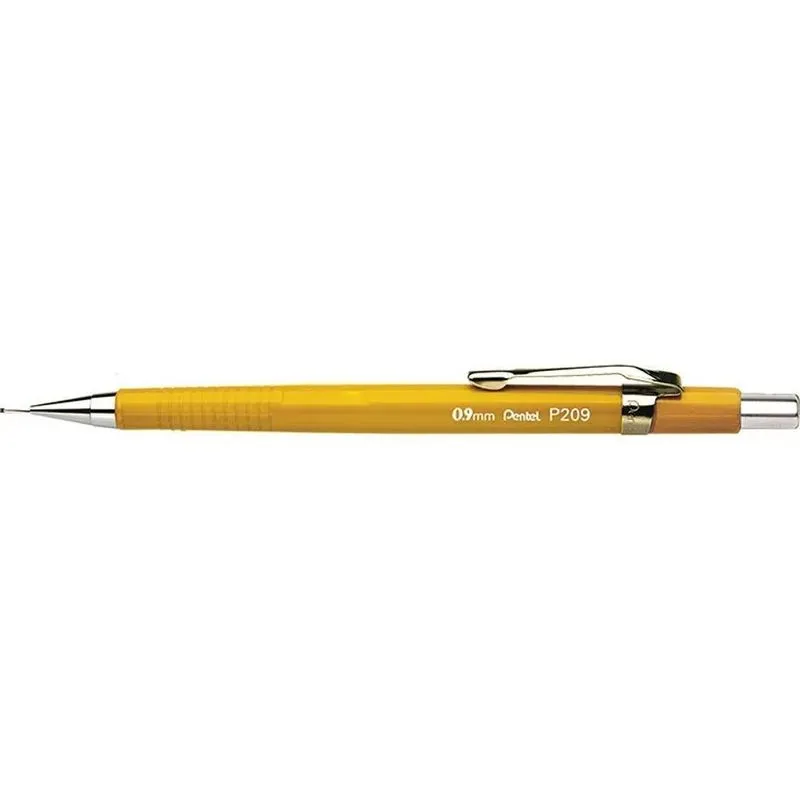 Lapiseira Pentel 0.9mm Sharp P209 - Mostarda