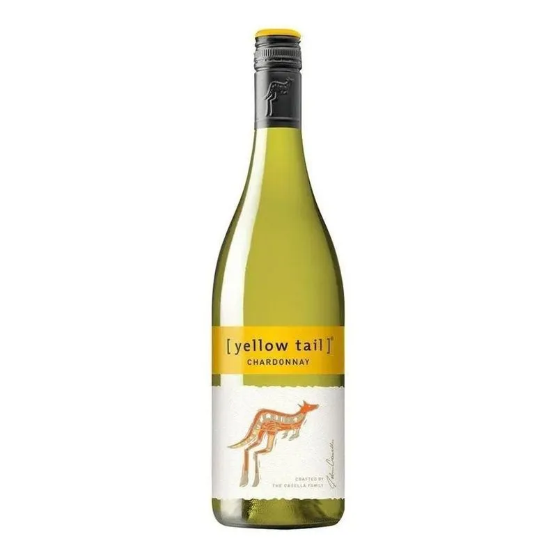 5x Vinho Australiano Chardonnay Yellow Tail 750ml