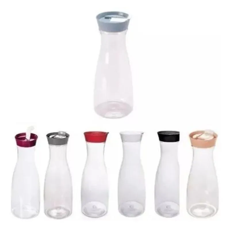 5x Garrafa Plástica Água Suco Geladeira 1,8l New York Plasút