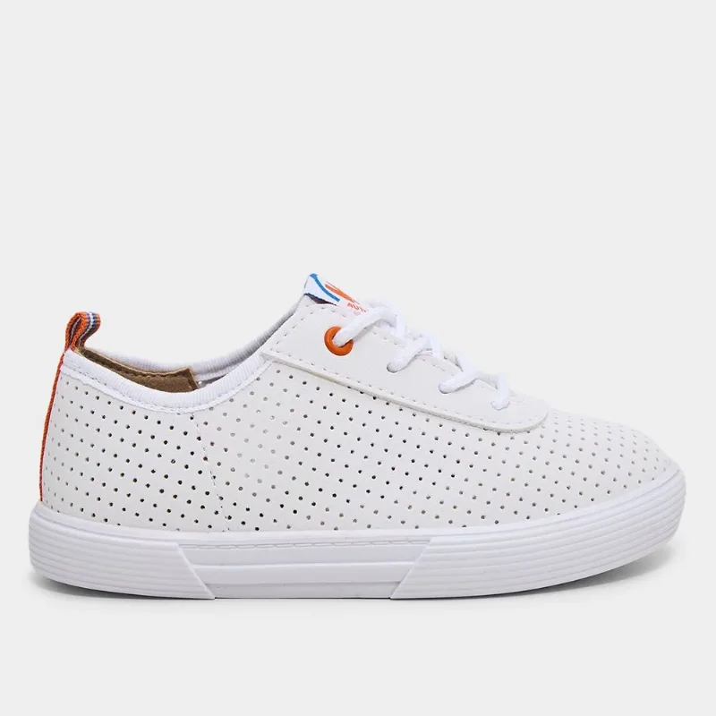 Tênis Infantil Molekinho Casual Menino - Menino - Branco