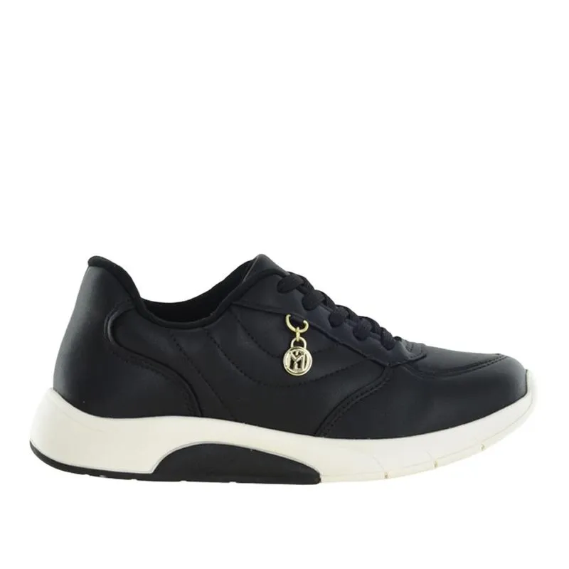 Tênis Modare Jogging Metelassê Pingente Preto Feminino 33