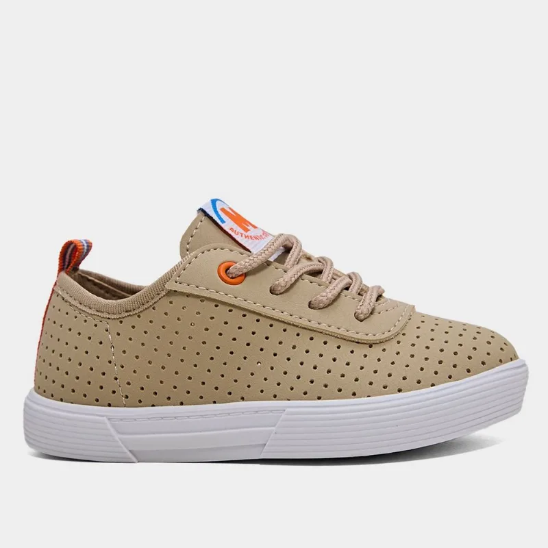 Tênis Infantil Molekinho Casual Menino - Menino - Bege Claro
