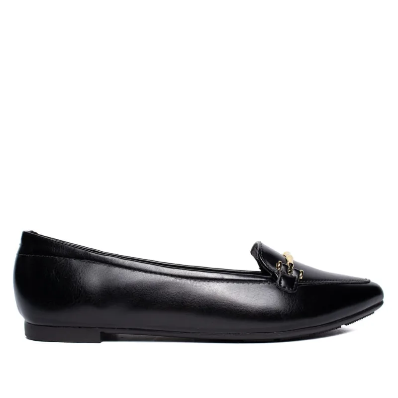 Sapatilha Feminina Modare Napa Bico Fino Verniz Preto - 39
