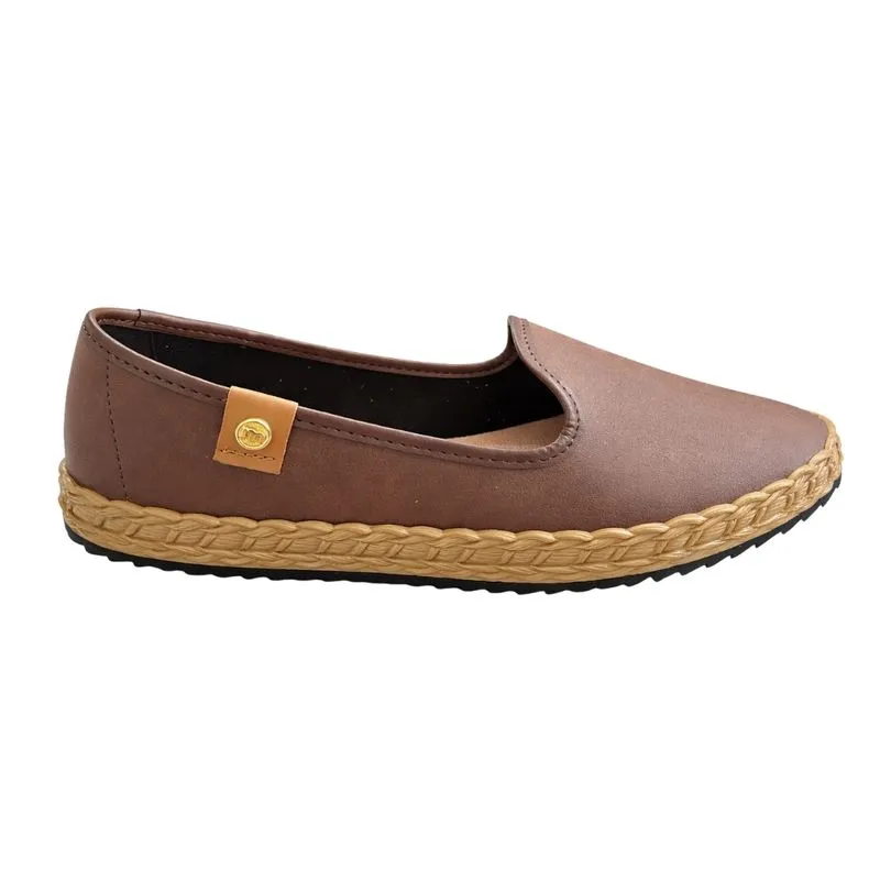 Sapatilha Feminina Moleca 5696.304 Nobuck Tunisia 34 / JEANS