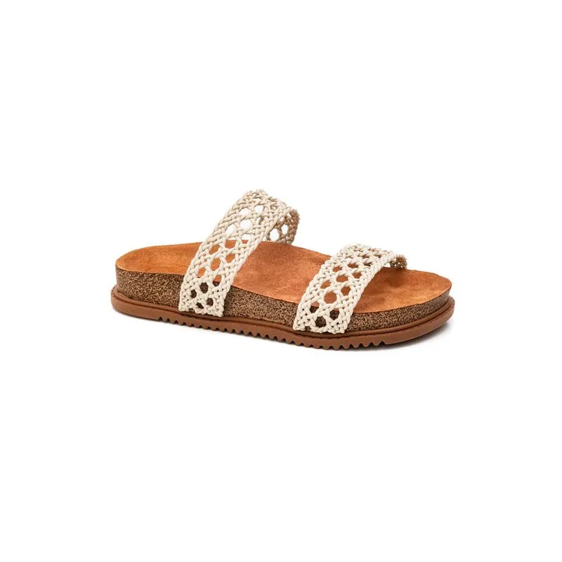 Chinelo Chá De Mel Papete Feminino Tiras Duplas 8523.134.32033 Off-White 38