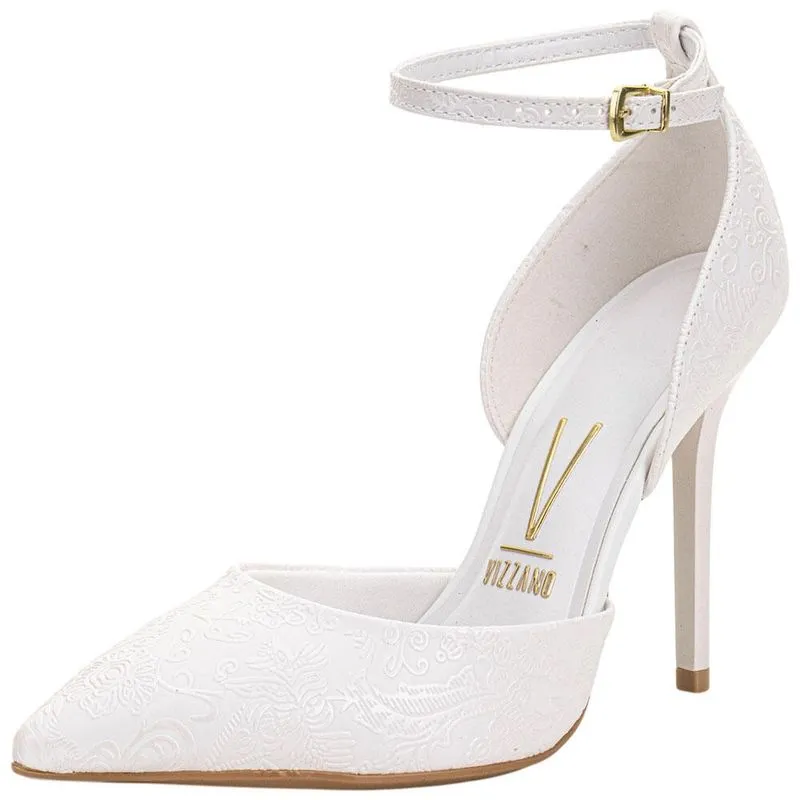 SCARPIN FEMININO SALTO FINO VIZZANO 1421520 35 / BRANCO