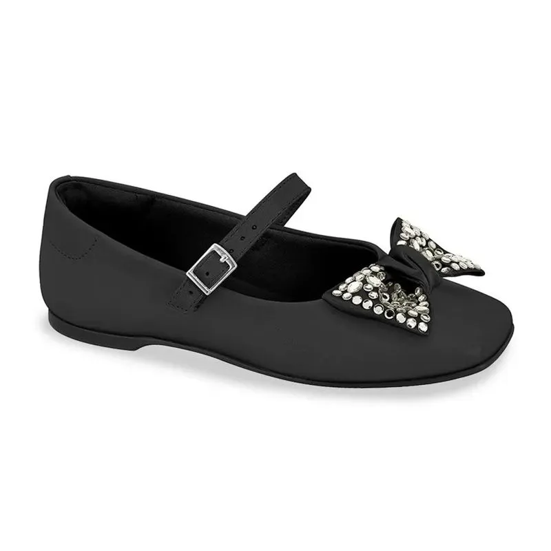Sapatilha Casual Molekinha Infantil Menina Preta 26