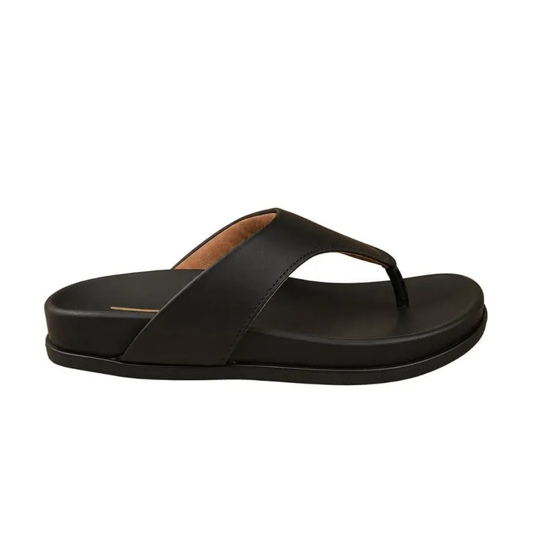 Chinelo Feminino Vizzano 6584.101 Napa Pele Strech 35 / Preto