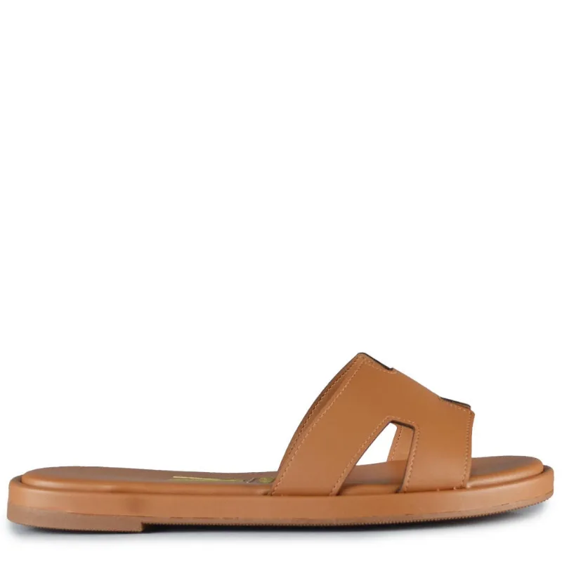 Sandália Rasteira Vizzano Feminina 6589.100 7286 PELICA CAMEL 39