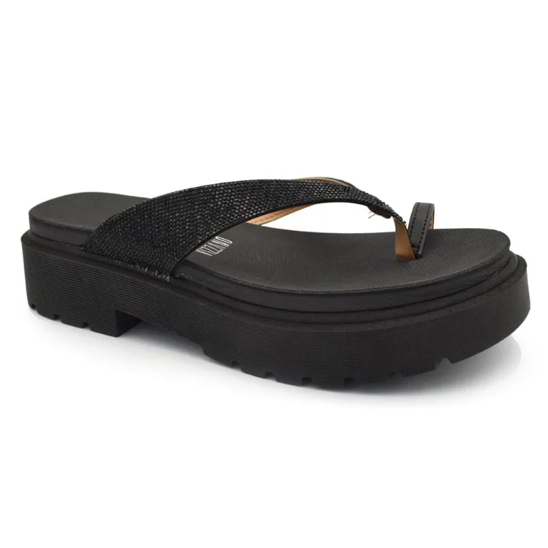 Tamanco Plataforma Feminino Vizzano Preto 6499.141.32062 35