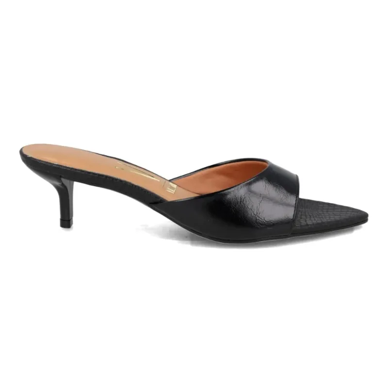 Tamanco Vizzano Croco Feminino Preto 36