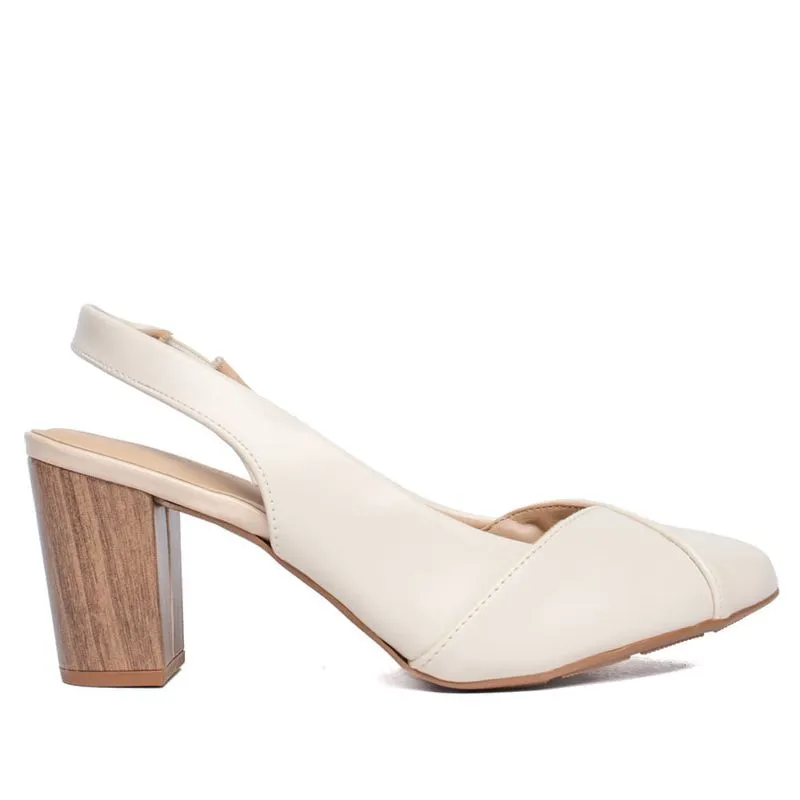 Sapato Feminino Modare Slingback Ultra Conforto Off White - 35