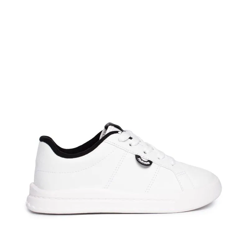 Tênis Infantil Molekinha Casual Burnished Branco/Preto - 33