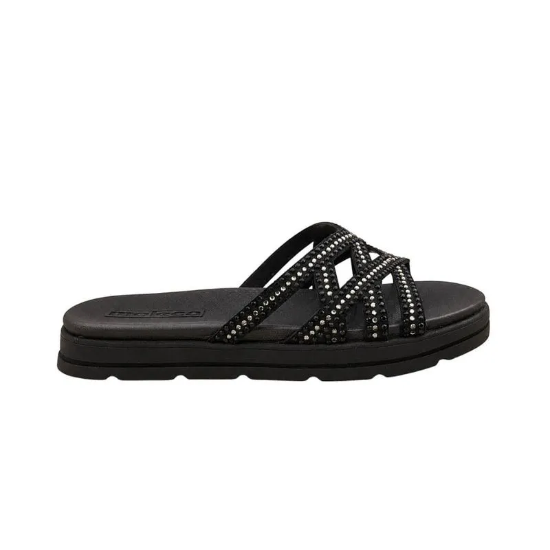 Papete Feminina Moleca 5490.236 Gaspea Cali 34 / Preto