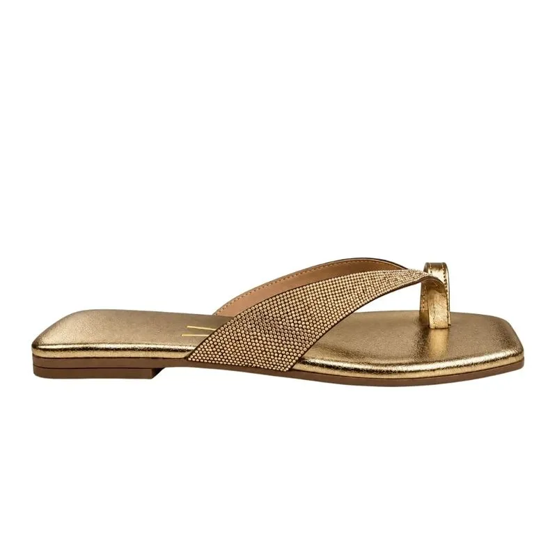 Chinelo Feminino Vizzano 6553.118 Gaspea 36 / Dourado