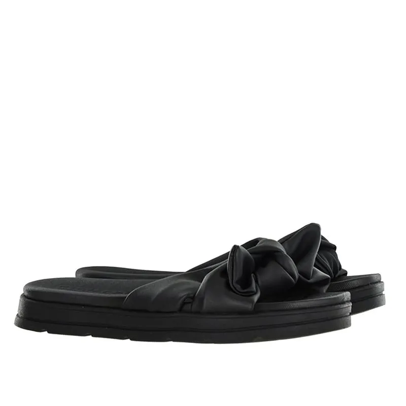 Tamanco Moleca Flatform Laço Preto Feminino 40