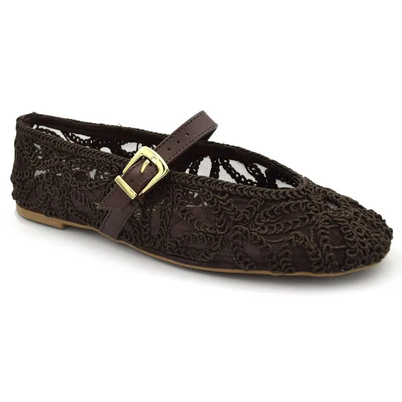 Sapatilha Mary Jane Feminina Vizzano Marrom 1443.126.32358 37
