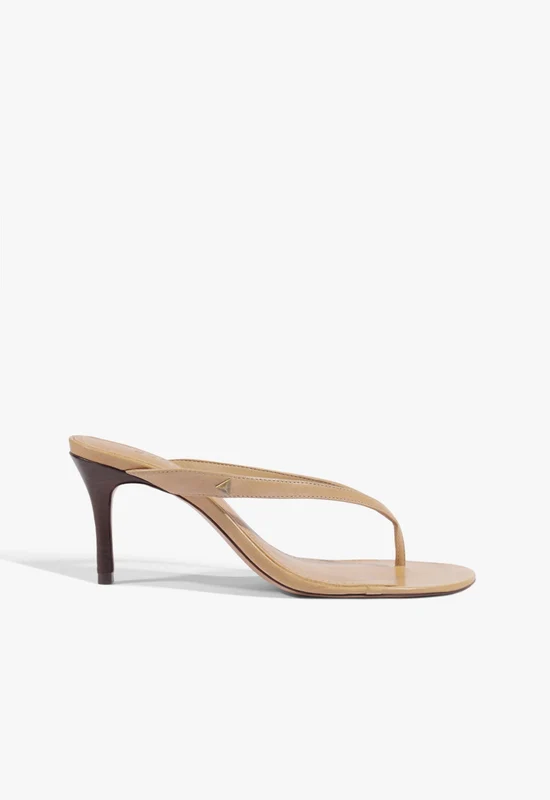 Riley Leather Sandal 5.5 / Light Brown / Leather