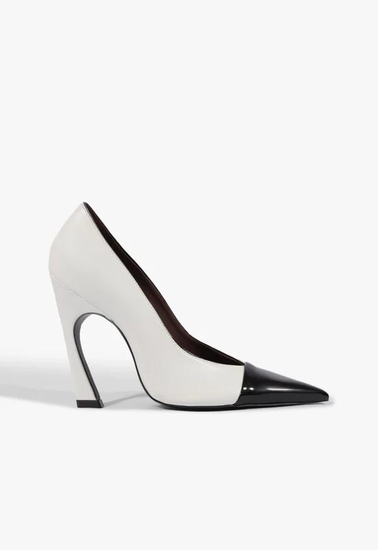 Lexi Leather Pump 6.5 / White / Leather