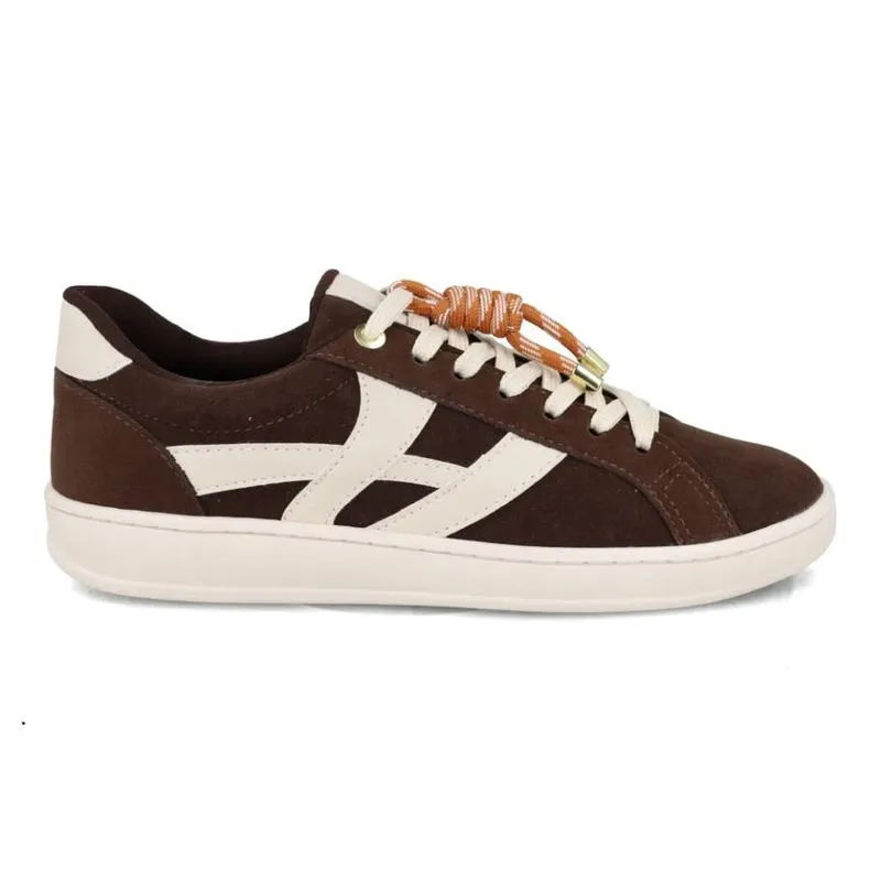 Tênis Feminino M Shuz Marrom Macchiato Casual 34