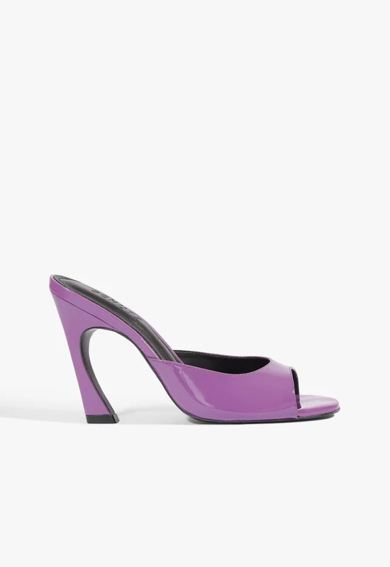 Noemie Patent Sandal 6.5 / Purple / Patent